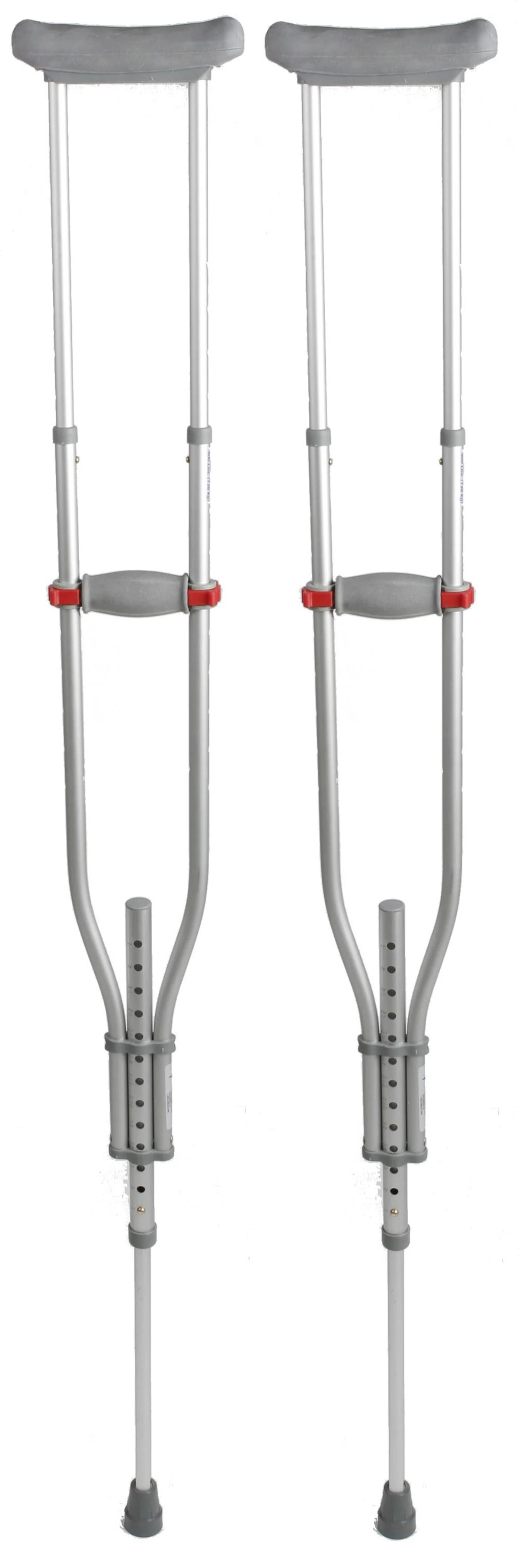 Crutches - Aluminum - Pair - Fits 4’7"-6’7" - Image 3