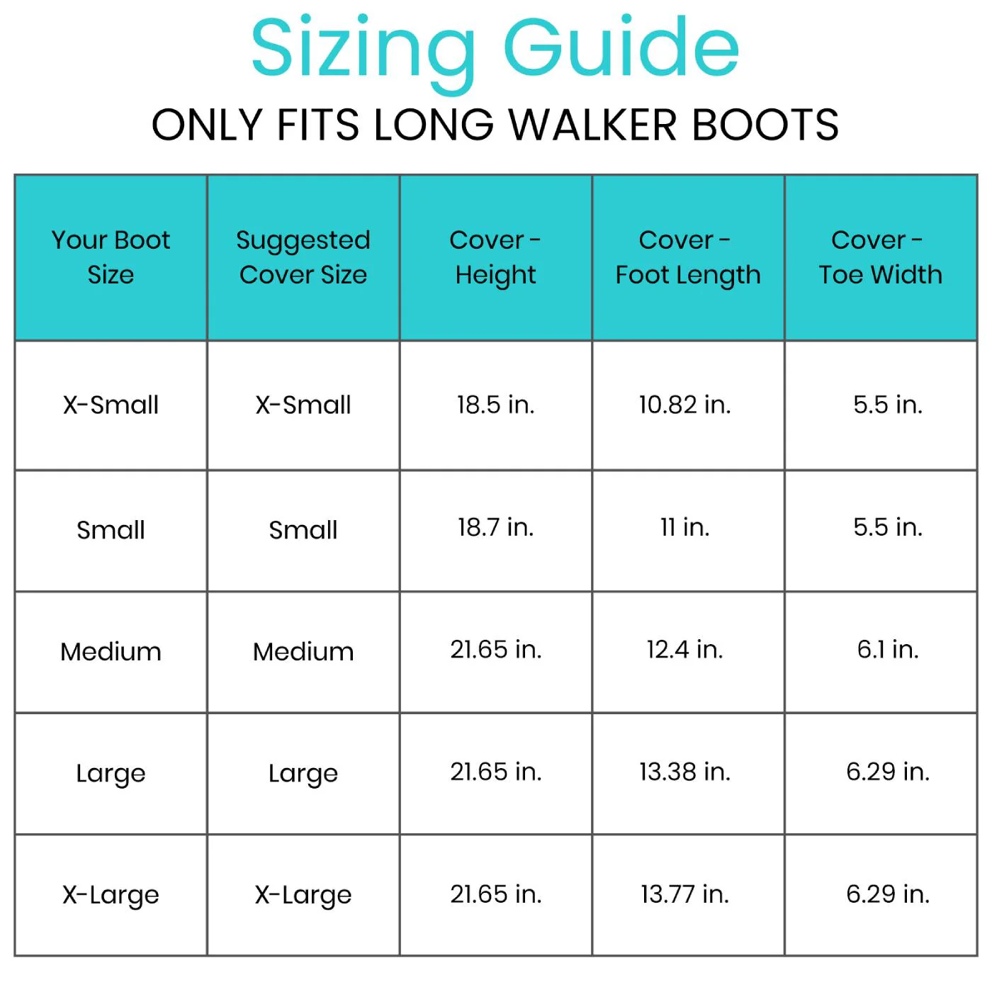 Walking Boot Cover - Image 3